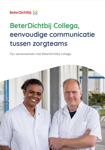 Voorpagina brochure BeterDichtbij Collega