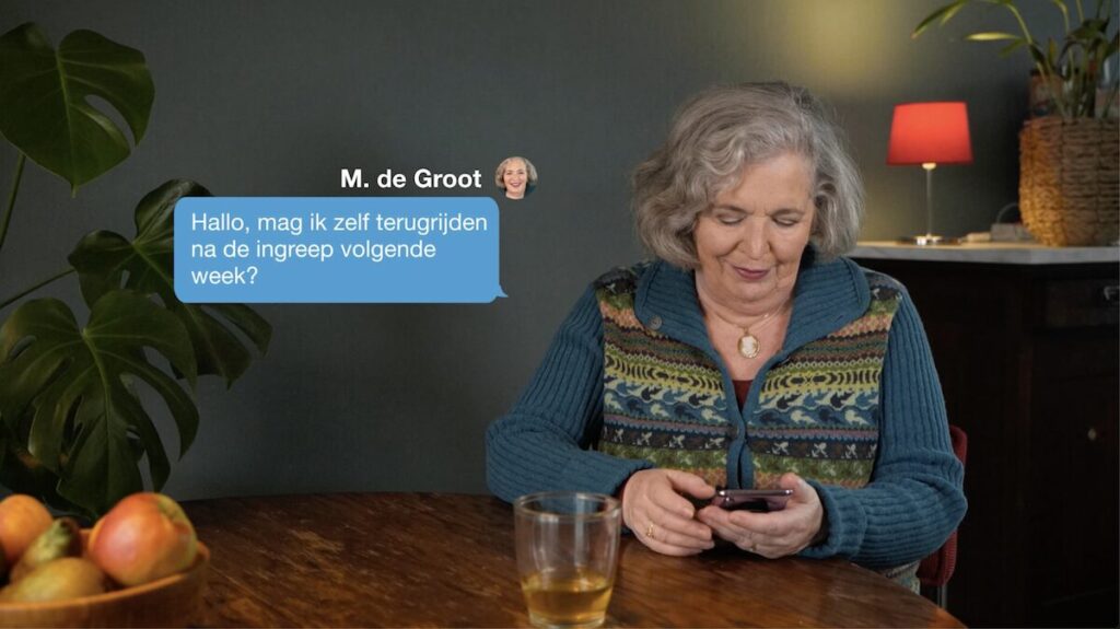 Patient stelt vraag BeterDichtbij